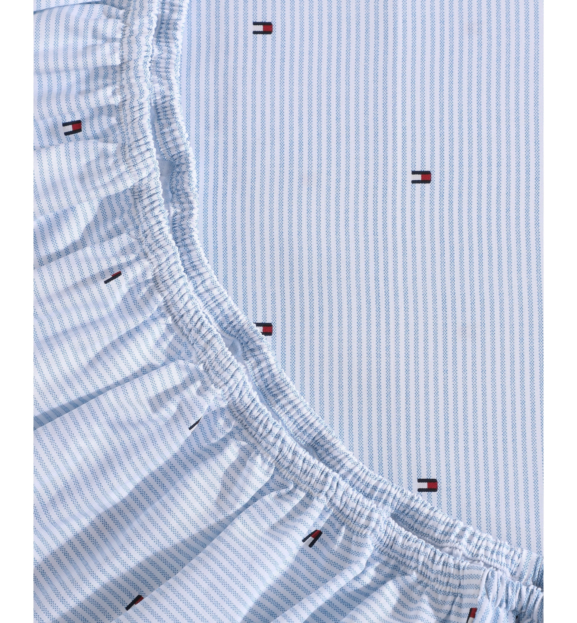 Tommy Hilfiger Printed 200-Thread Count Cotton Percale Sheet Set - Ithaca Stripe