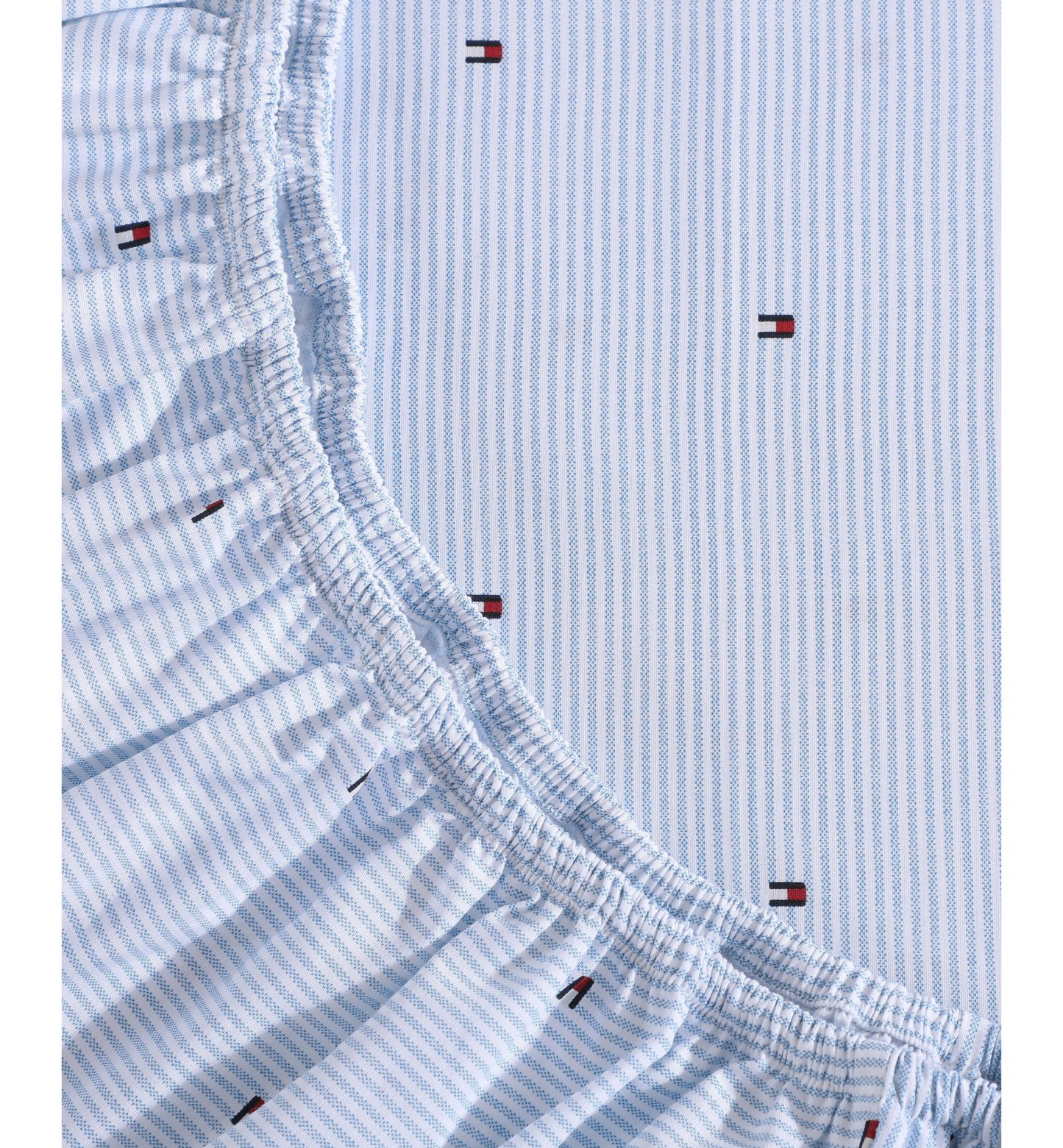 Tommy Hilfiger Printed 200-Thread Count Cotton Percale Sheet Set - Ithaca Stripe