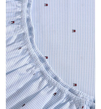 Tommy Hilfiger Printed 200-Thread Count Cotton Percale Sheet Set - Ithaca Stripe