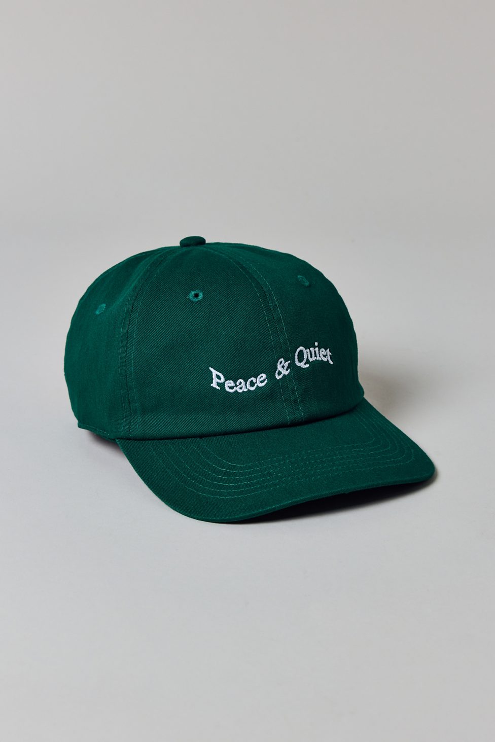 Museum Of Peace & Quiet Wordmark Dad Hat - Green