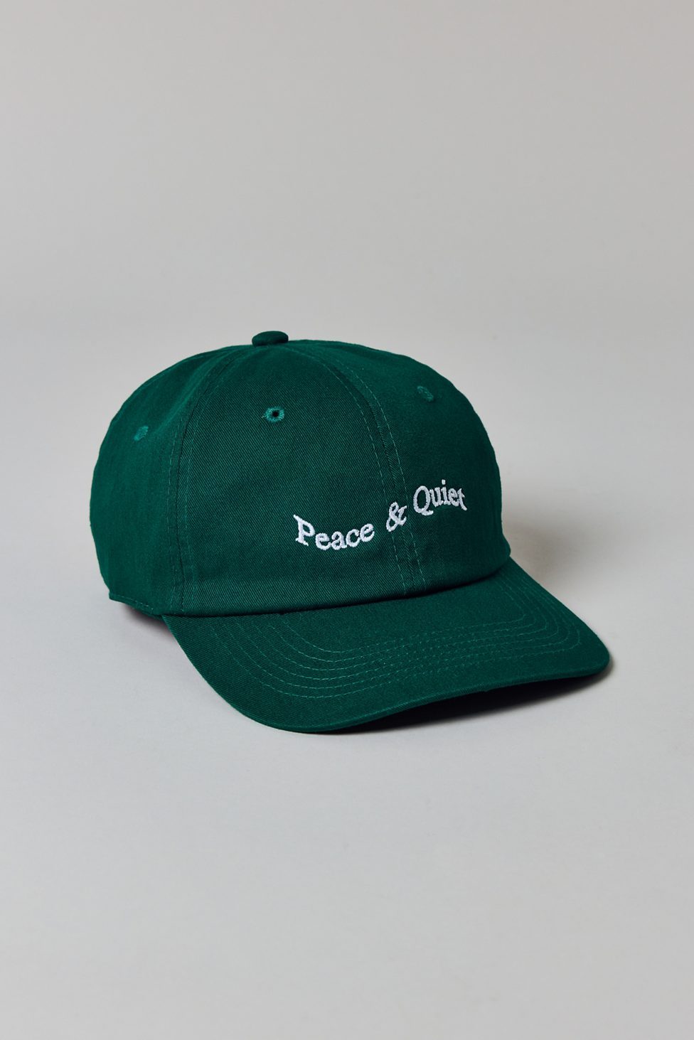 Museum Of Peace & Quiet Wordmark Dad Hat - Green