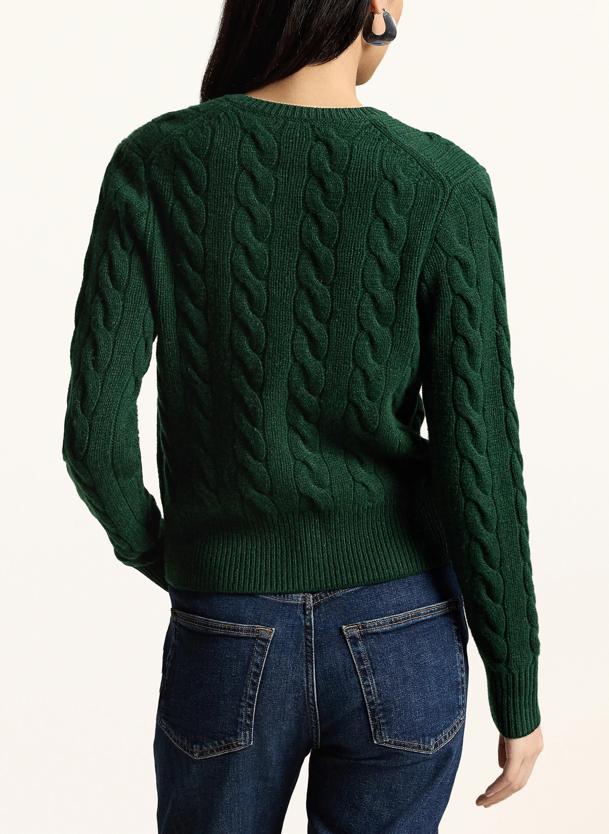 POLO RALPH LAUREN Strickjacke – DUNKELGRÜN