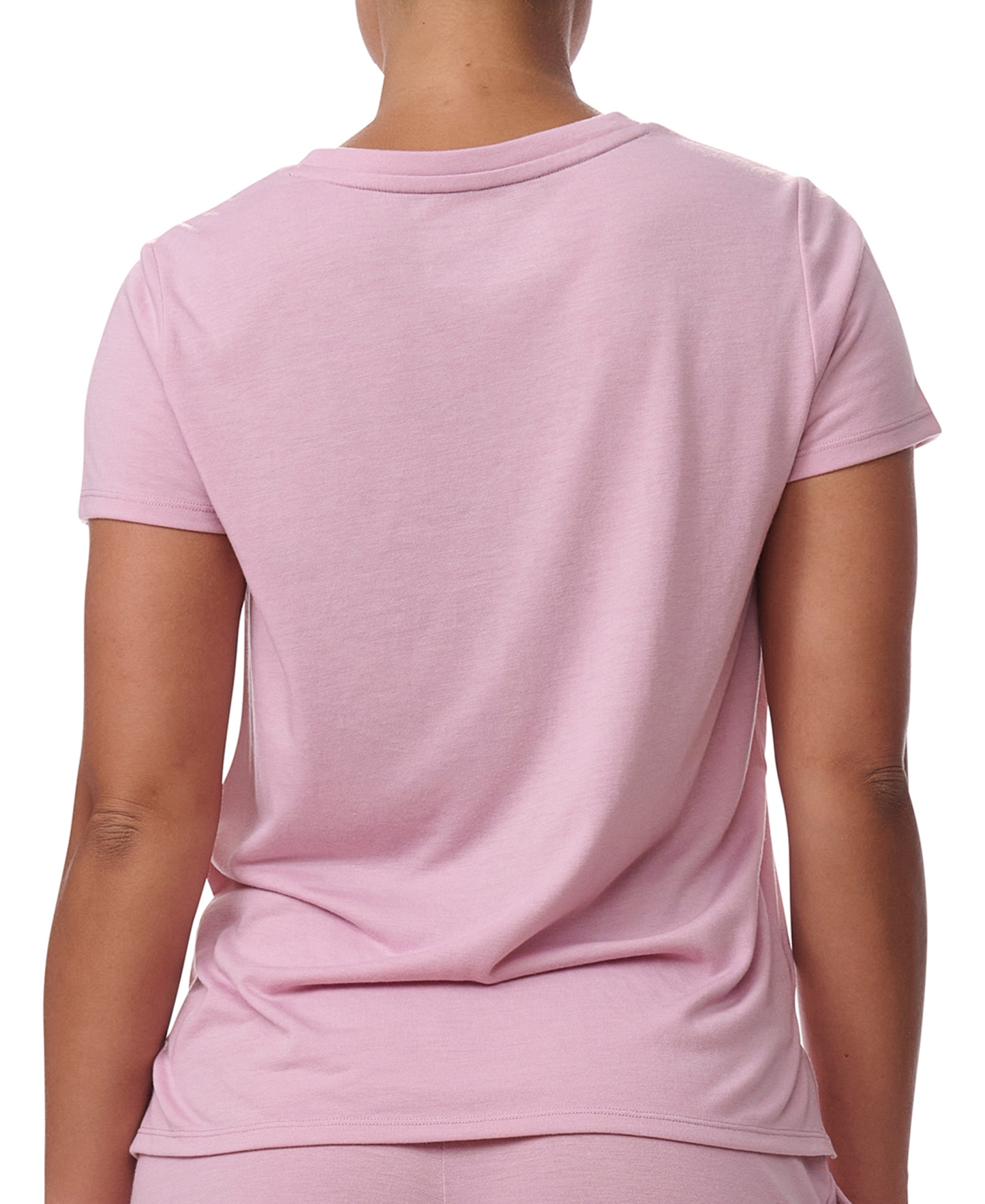 Tommy Hilfiger Women's Short-Sleeve Crewneck Sleep Tee - Breezy Orchid