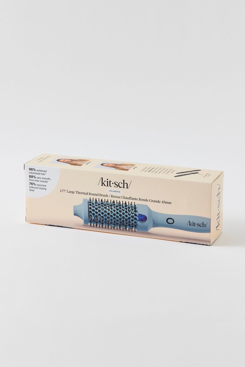 KITSCH Volumizing Thermal Round Brush - Light Blue