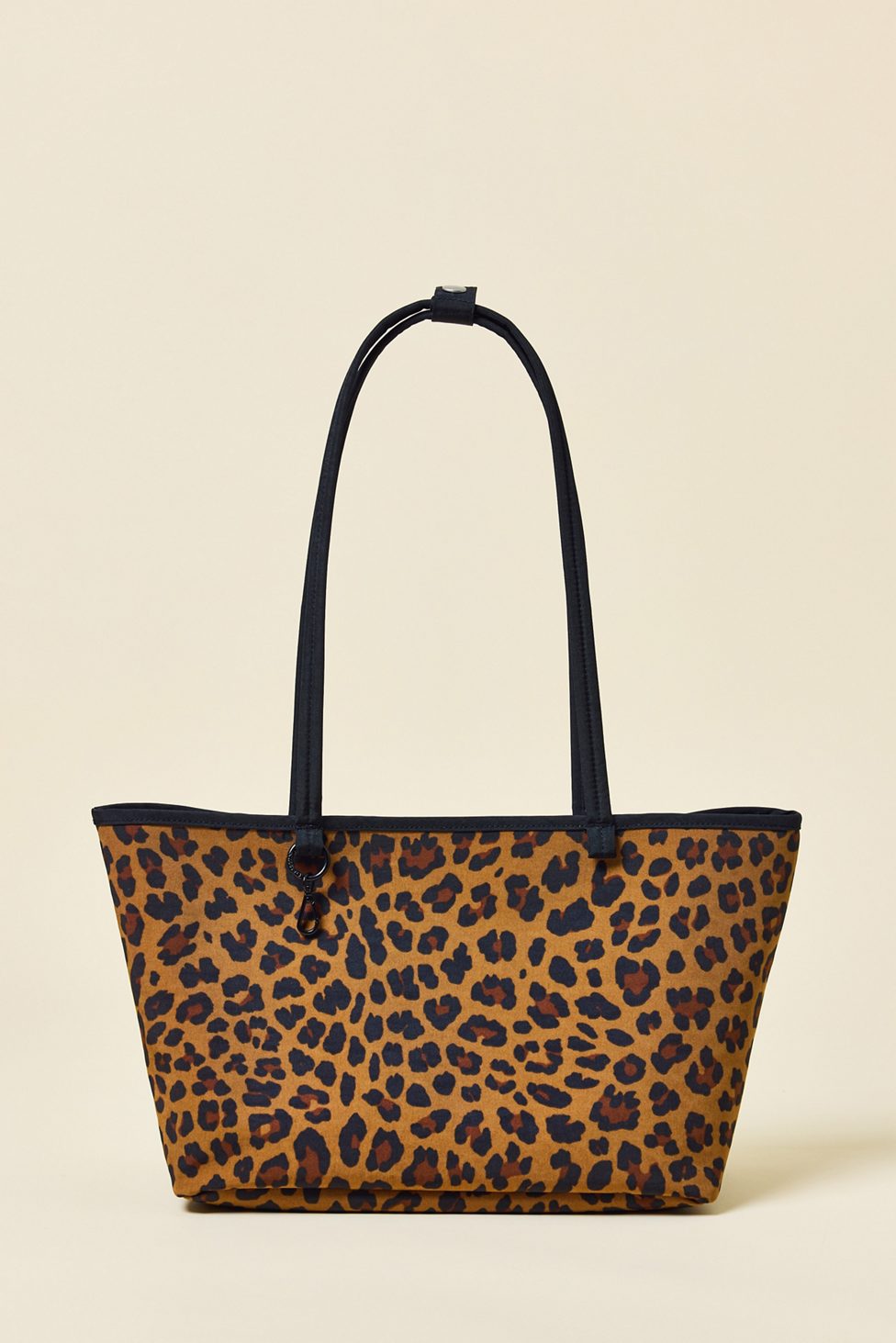 BAGGU Medium Nylon Reverse Tote Bag - Leopard Mix