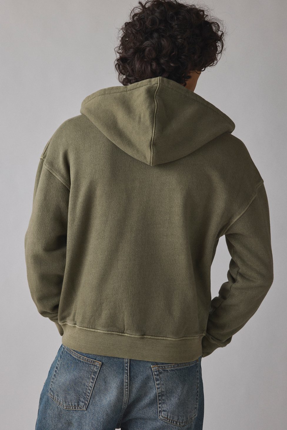 Standard Cloth Pregame Zip-Up Hoodie Sweatshirt - Olive