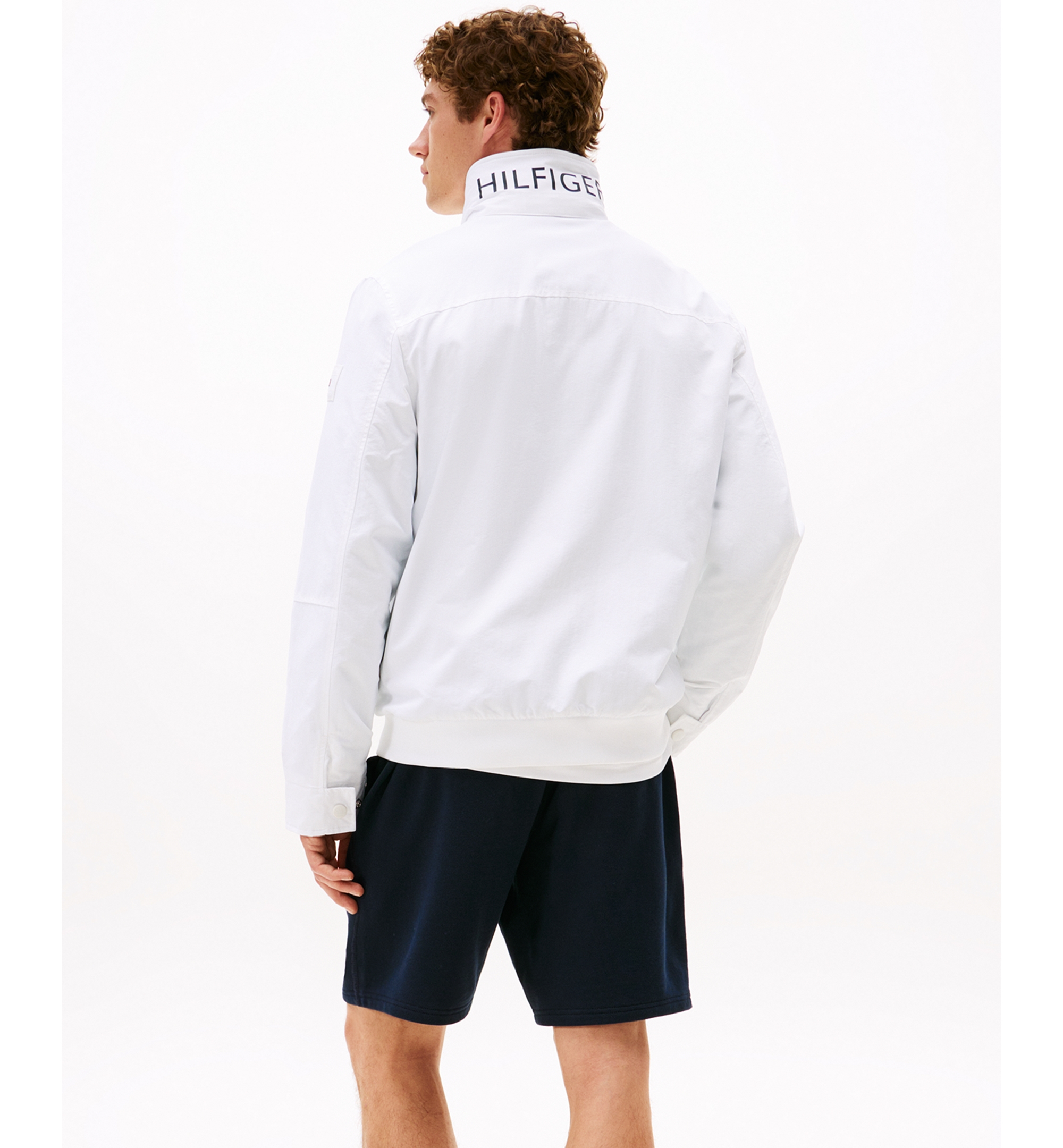 Tommy Hilfiger Men's Regatta Water Resistant Jacket - TH Optic White