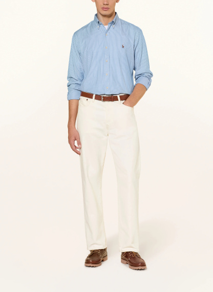 POLO RALPH LAUREN Oxfordhemd Custom Fit – BLAU / WEISS