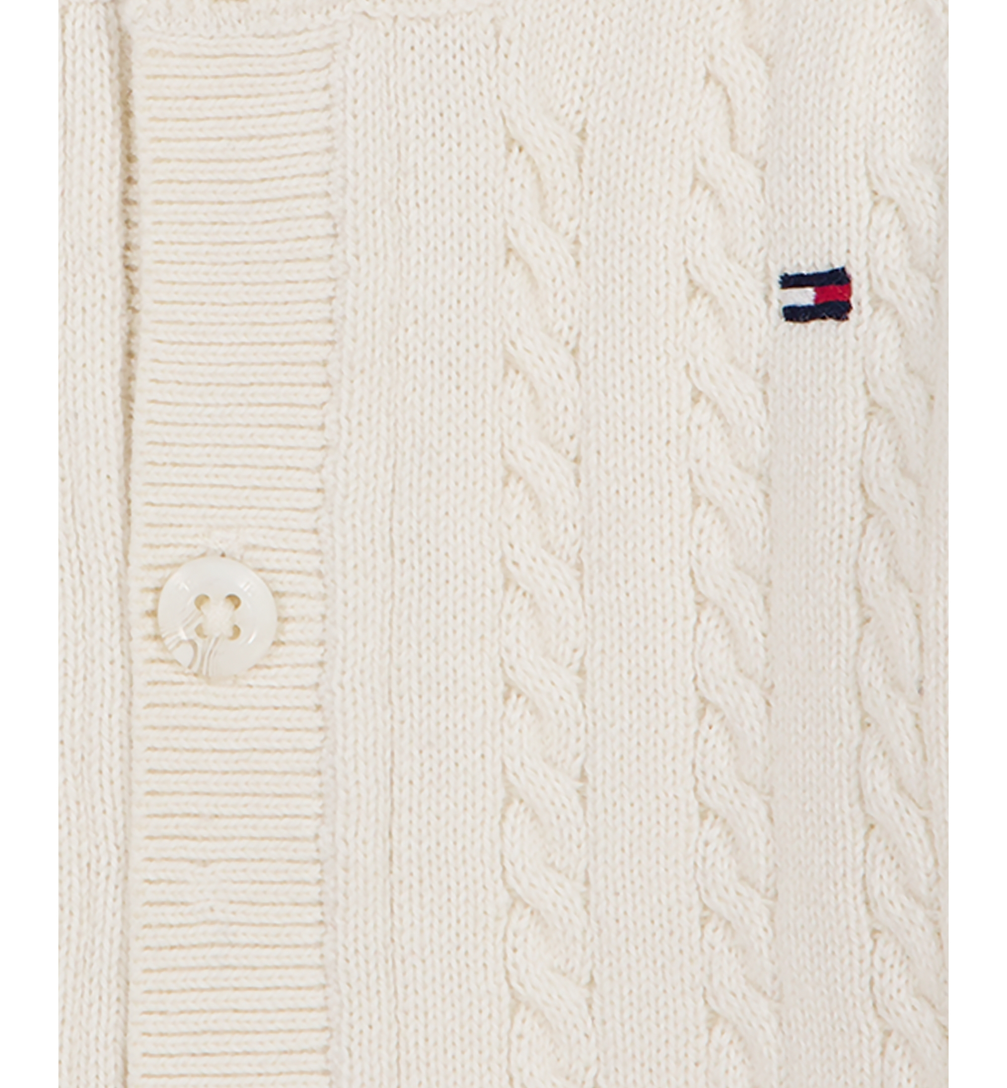 Tommy Hilfiger Baby Boys' and Girls' Long-Sleeve Cardigan and Pants, 2-Piece Set - Cream