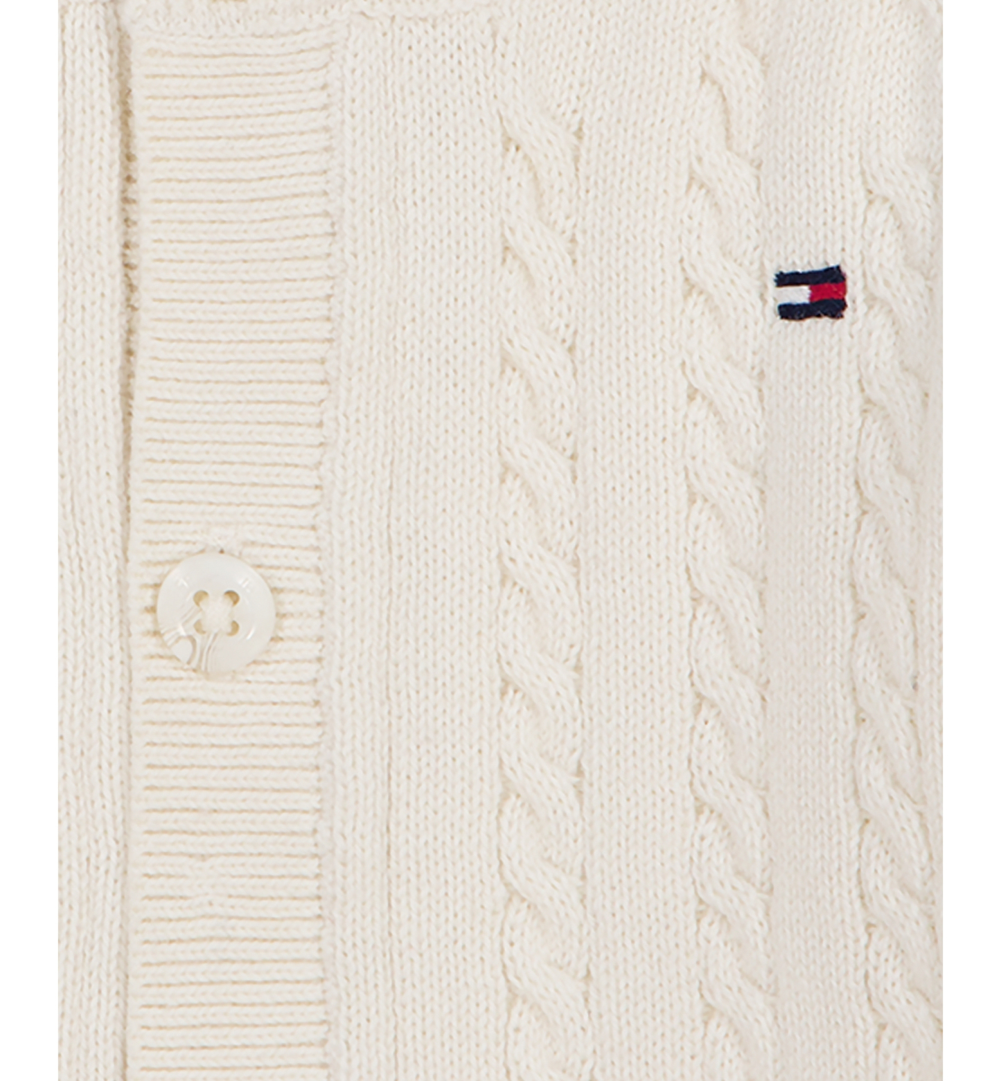 Tommy Hilfiger Baby Boys' and Girls' Long-Sleeve Cardigan and Pants, 2-Piece Set - Cream