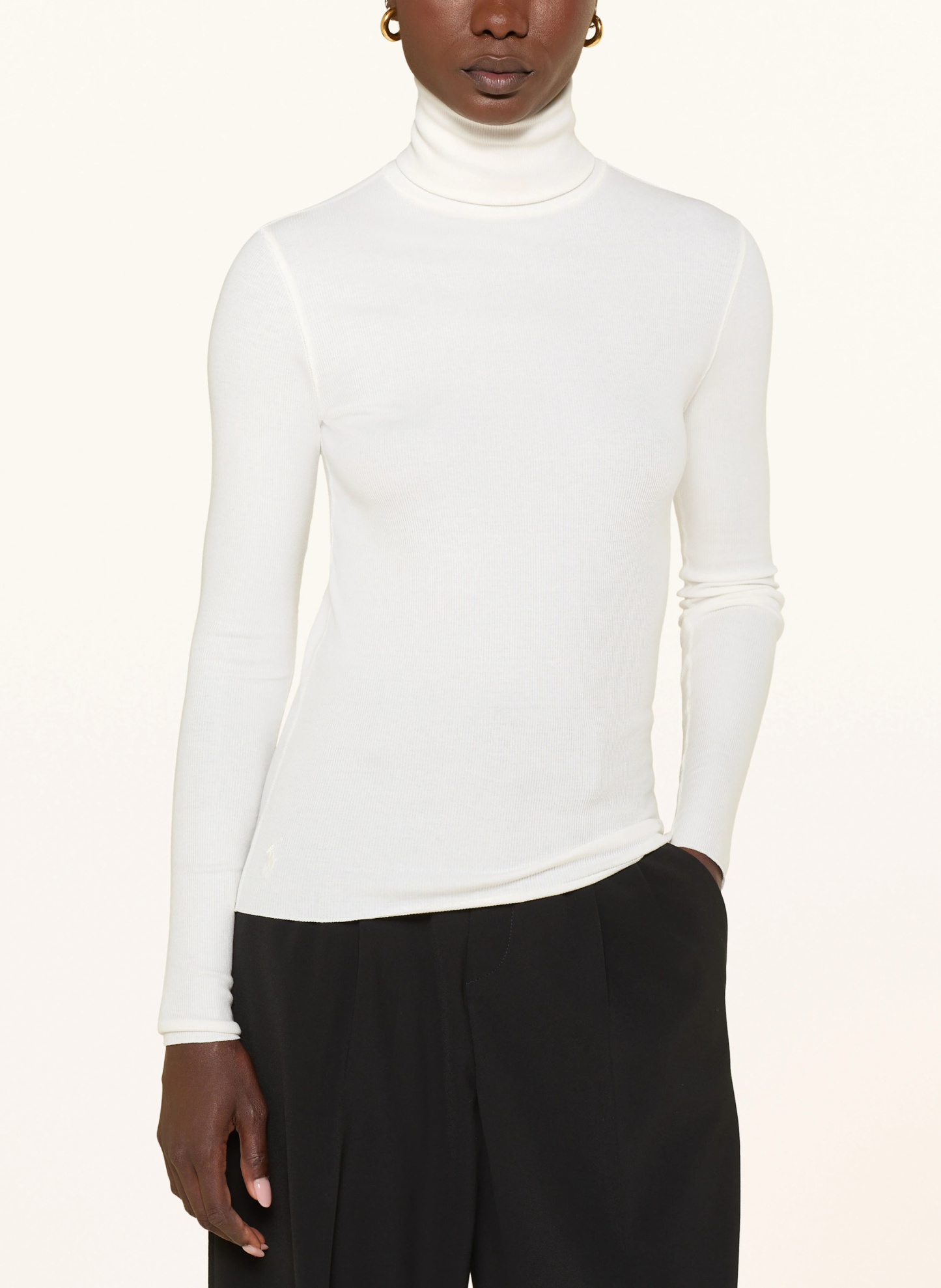 POLO RALPH LAUREN Rollkragenpullover – WEISS