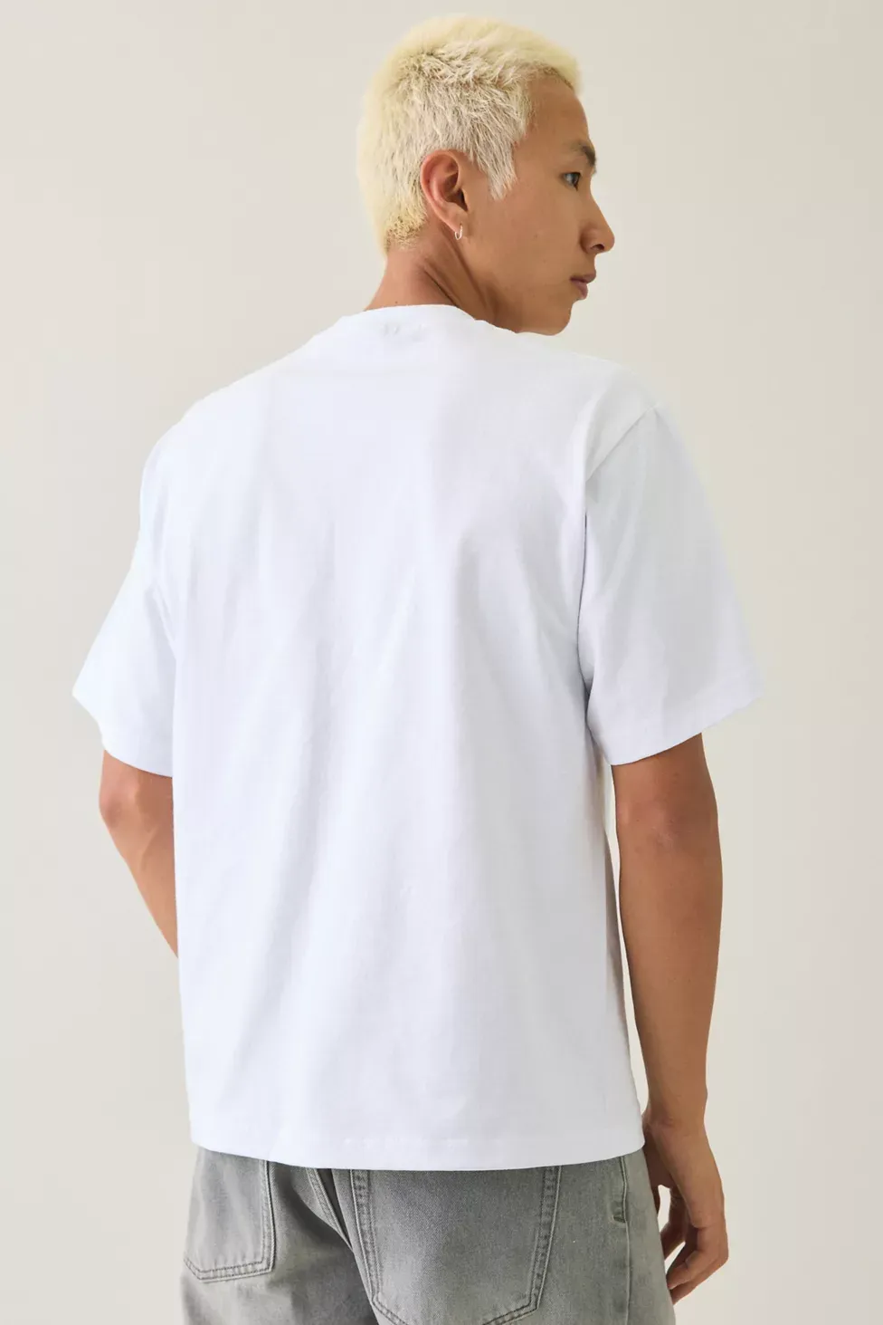 Shaka Wear 7.5oz Heavyweight Cropped Tee - White