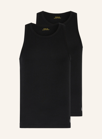 POLO RALPH LAUREN 2er-Pack Unterhemden – SCHWARZ