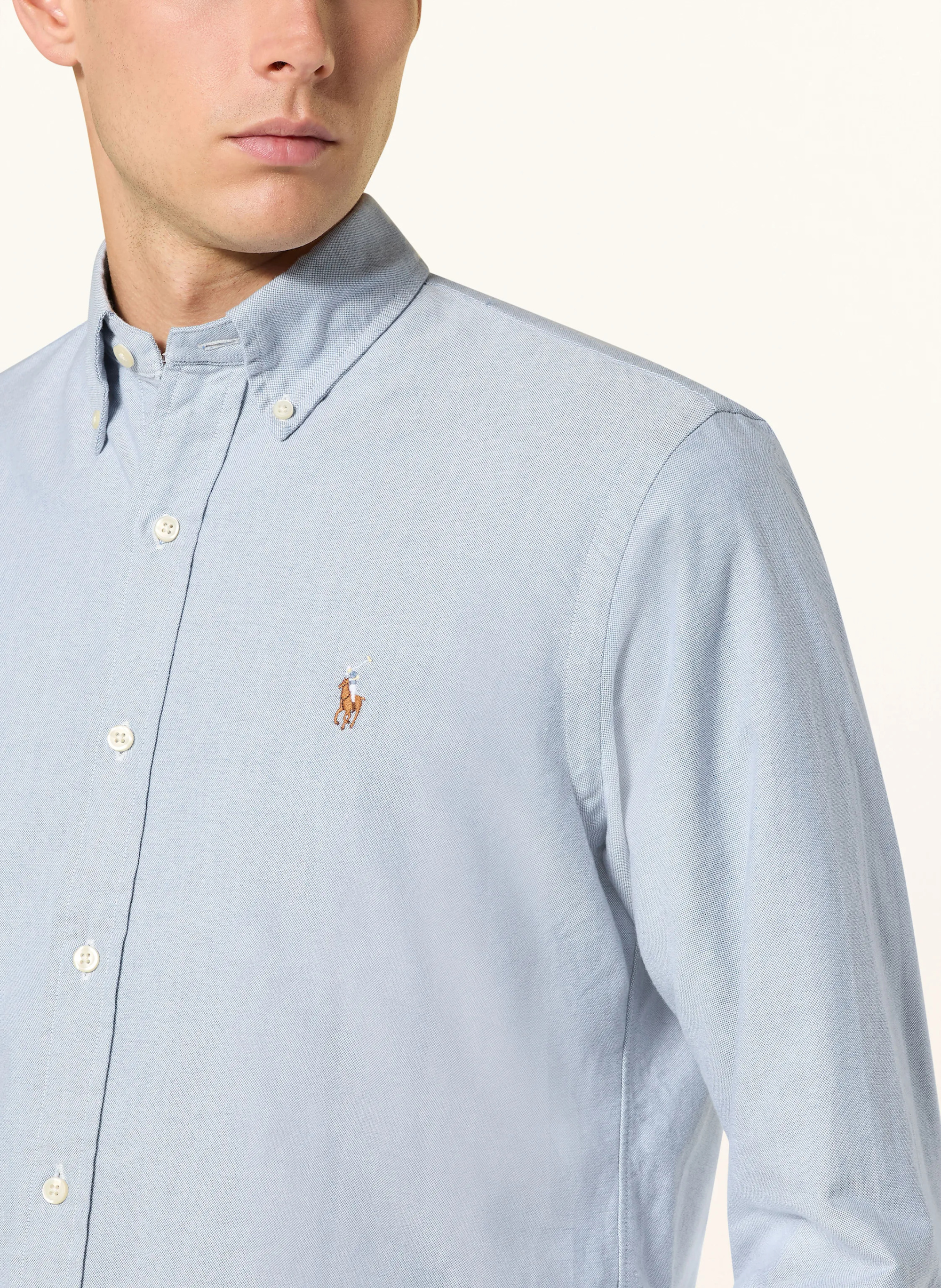 POLO RALPH LAUREN Hemd Custom Fit – HELLBLAU