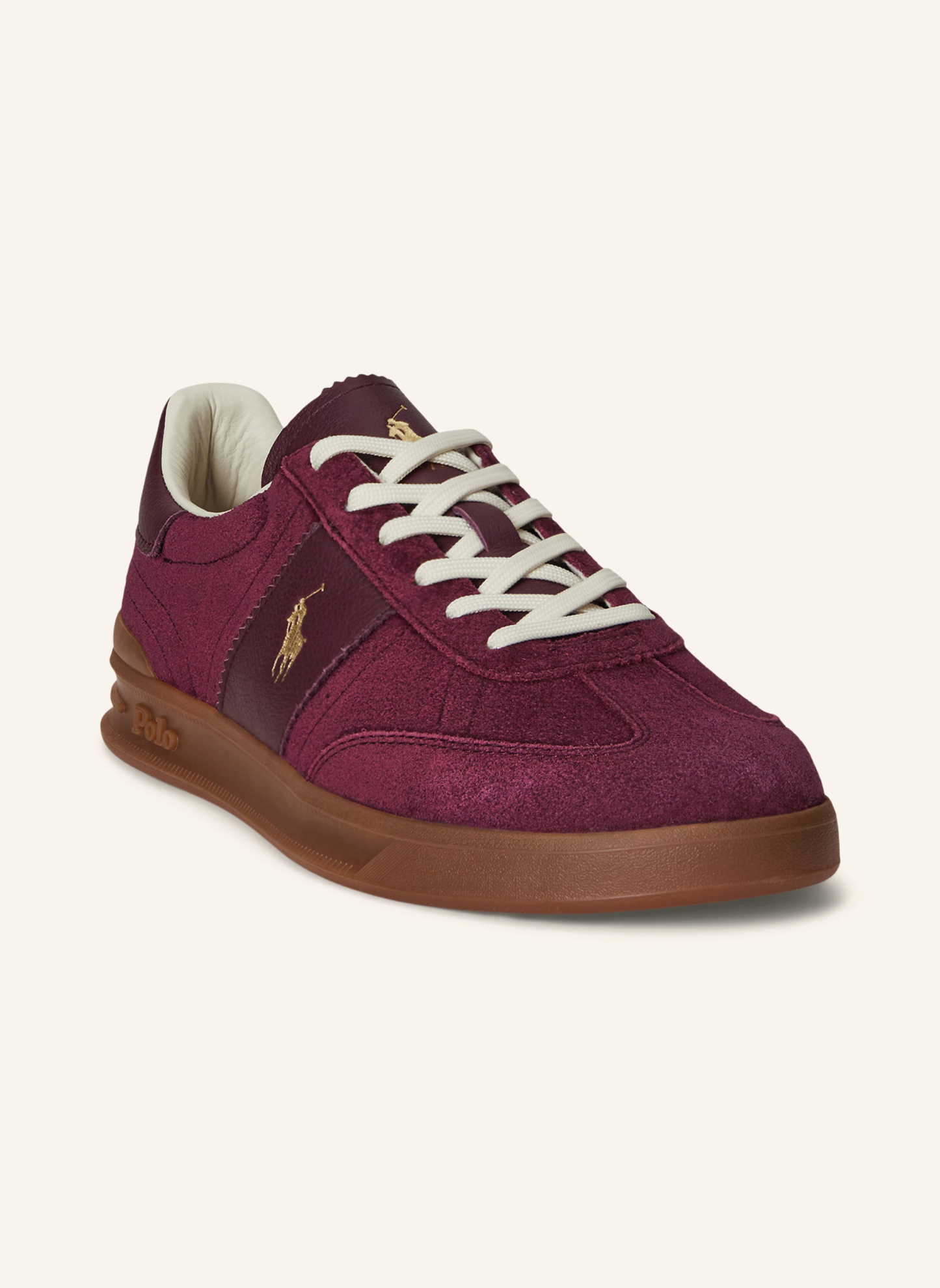 POLO RALPH LAUREN Sneaker HERITAGE AERA – DUNKELROT / DUNKELBRAUN