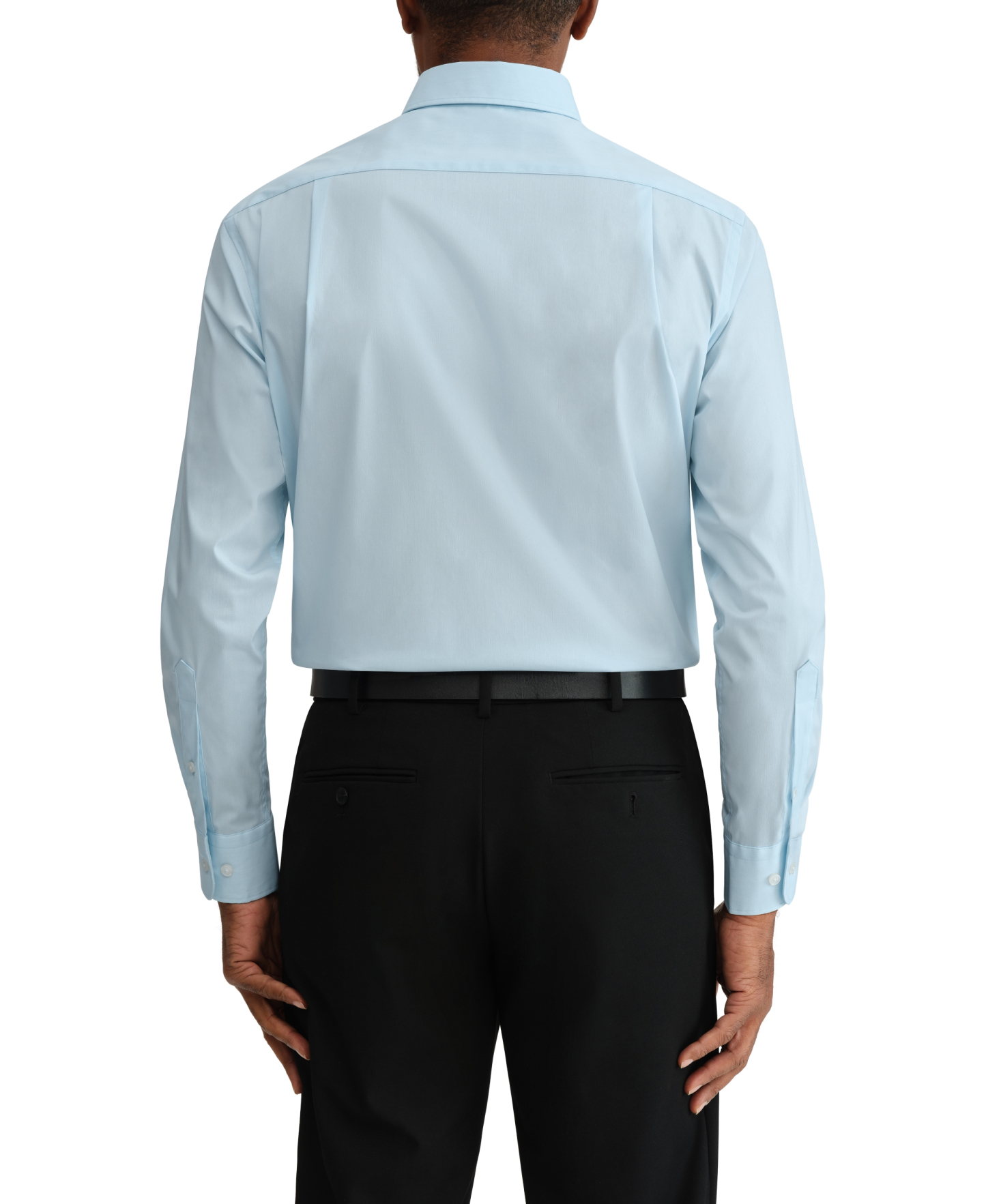 Tommy Hilfiger Men's Regular Fit Wrinkle Resistant Stretch Dress Shirt - Mist
