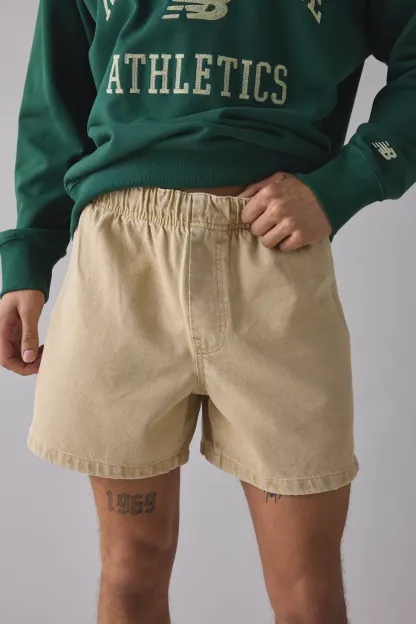 BDG Denim Volley Shorts - Tan Dischargable