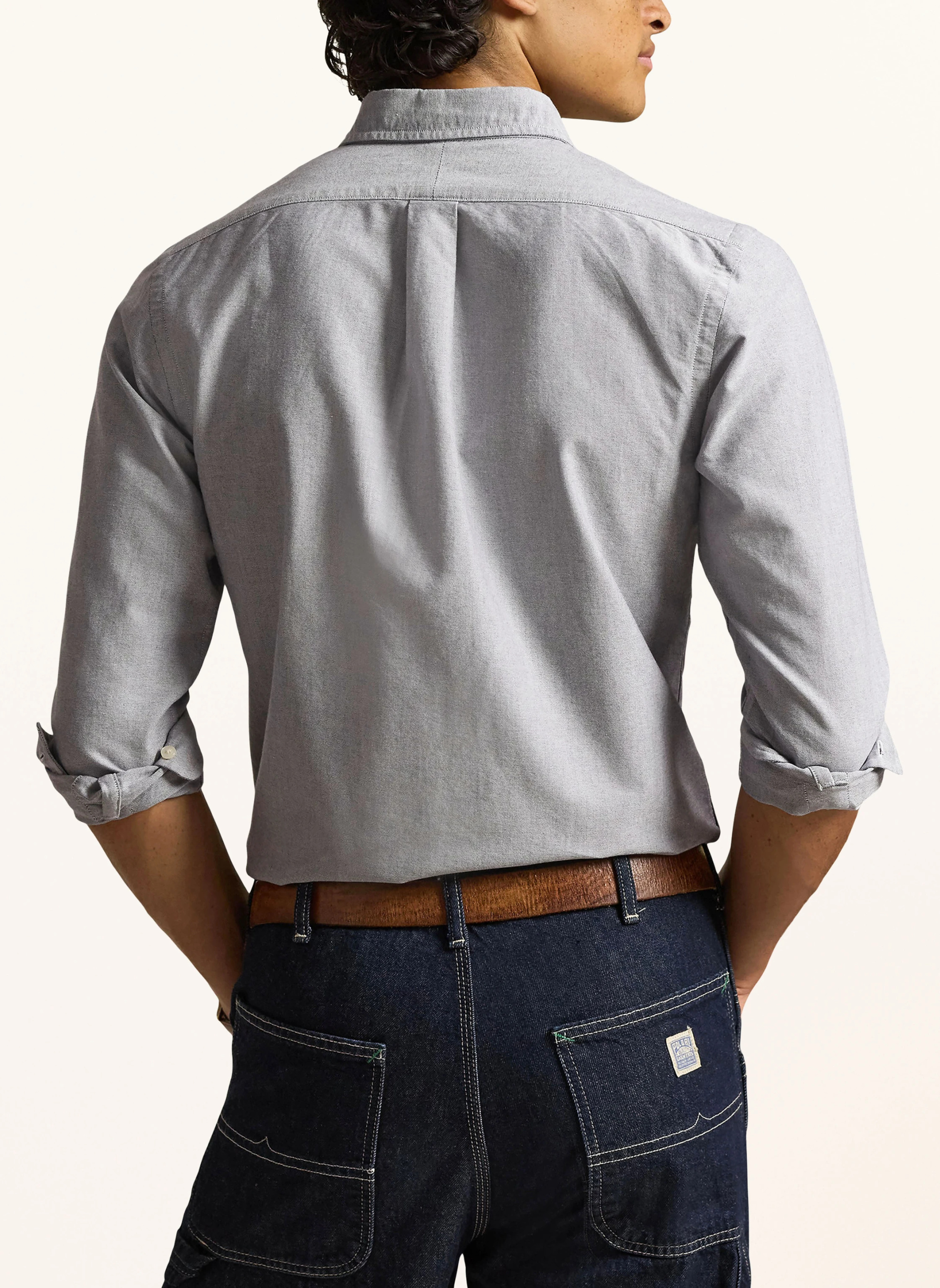 POLO RALPH LAUREN Oxfordhemd Custom Fit – BLAUGRAU