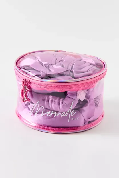 Mermade Hair Satin Heatless Curl Style Kit - Lilac