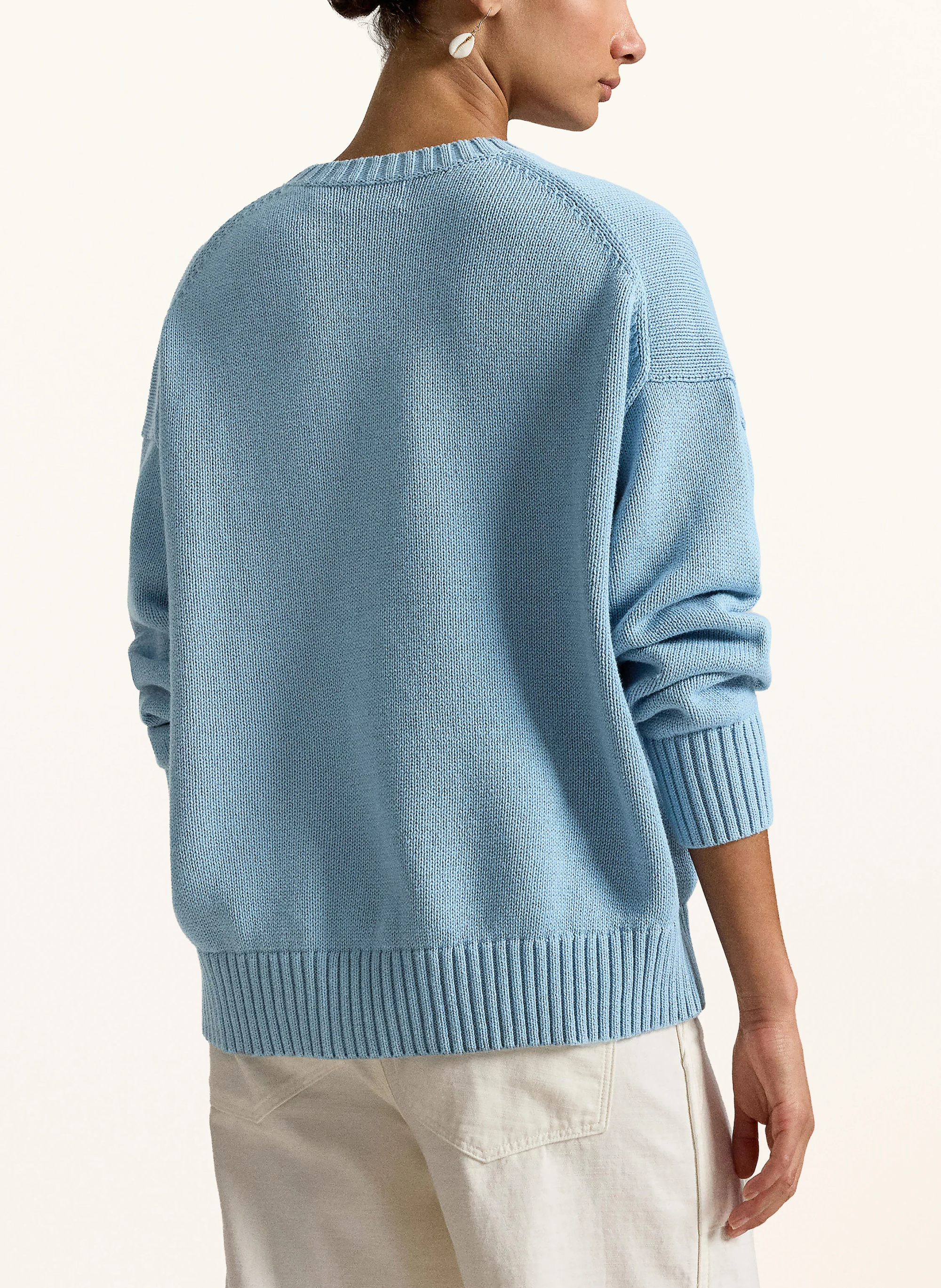 POLO RALPH LAUREN Pullover – HELLBLAU / BLAU / WEISS
