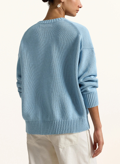 POLO RALPH LAUREN Pullover – HELLBLAU / BLAU / WEISS