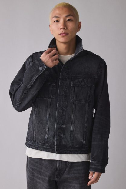 BDG Classic Denim Trucker Jacket - Black