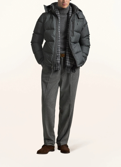 POLO RALPH LAUREN Daunenjacke GORHAM mit abnehmbarer Kapuze – GRAU