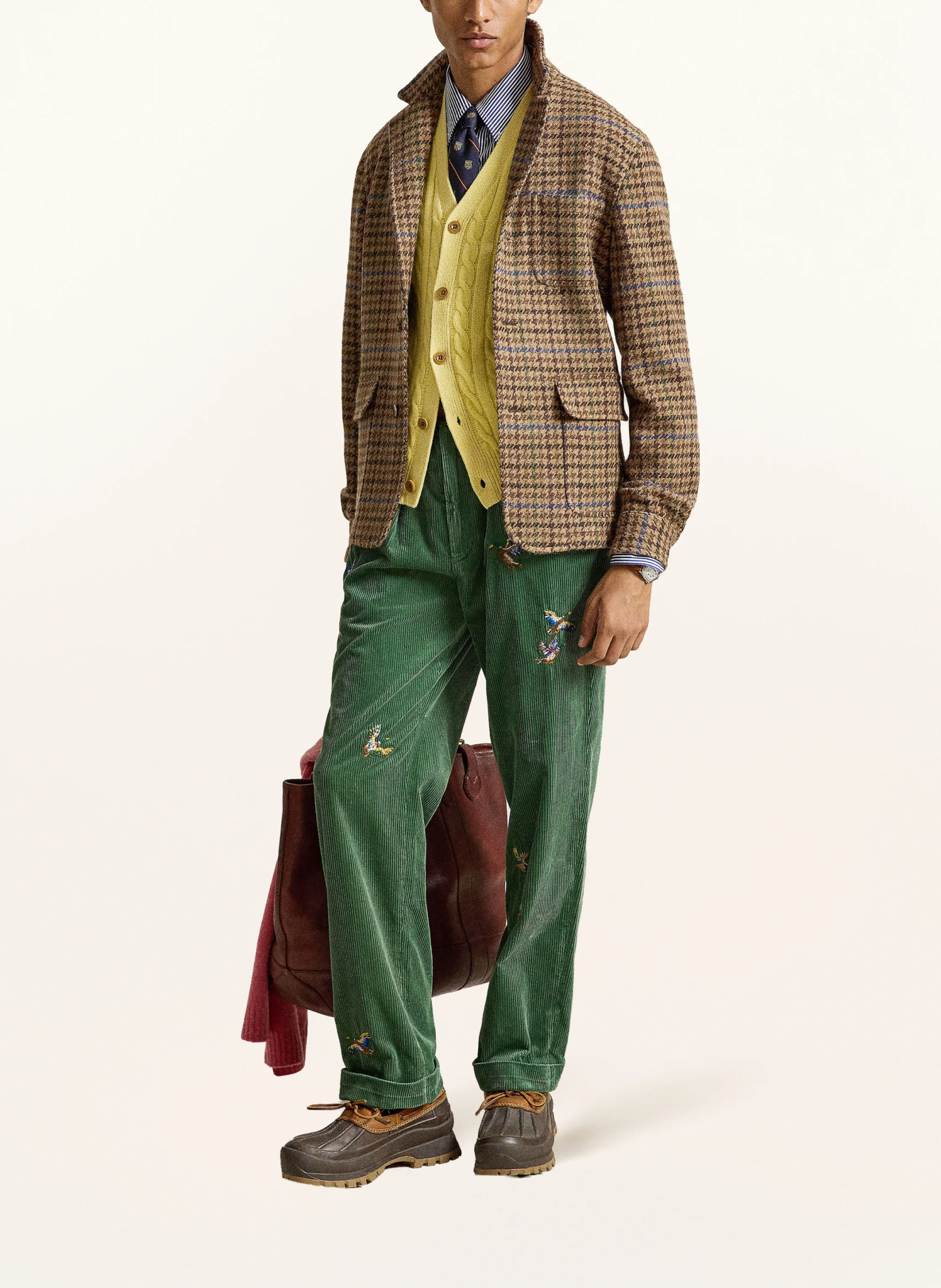 POLO RALPH LAUREN Cordhose Regular Fit – GRÜN