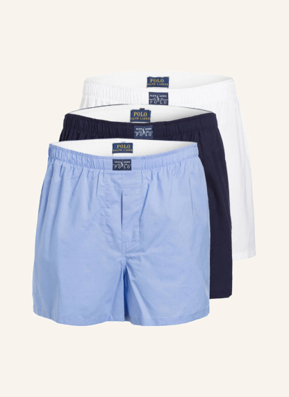 POLO RALPH LAUREN 3er-Pack Boxershorts – 001 WHITE/ BLUE/ NAVY