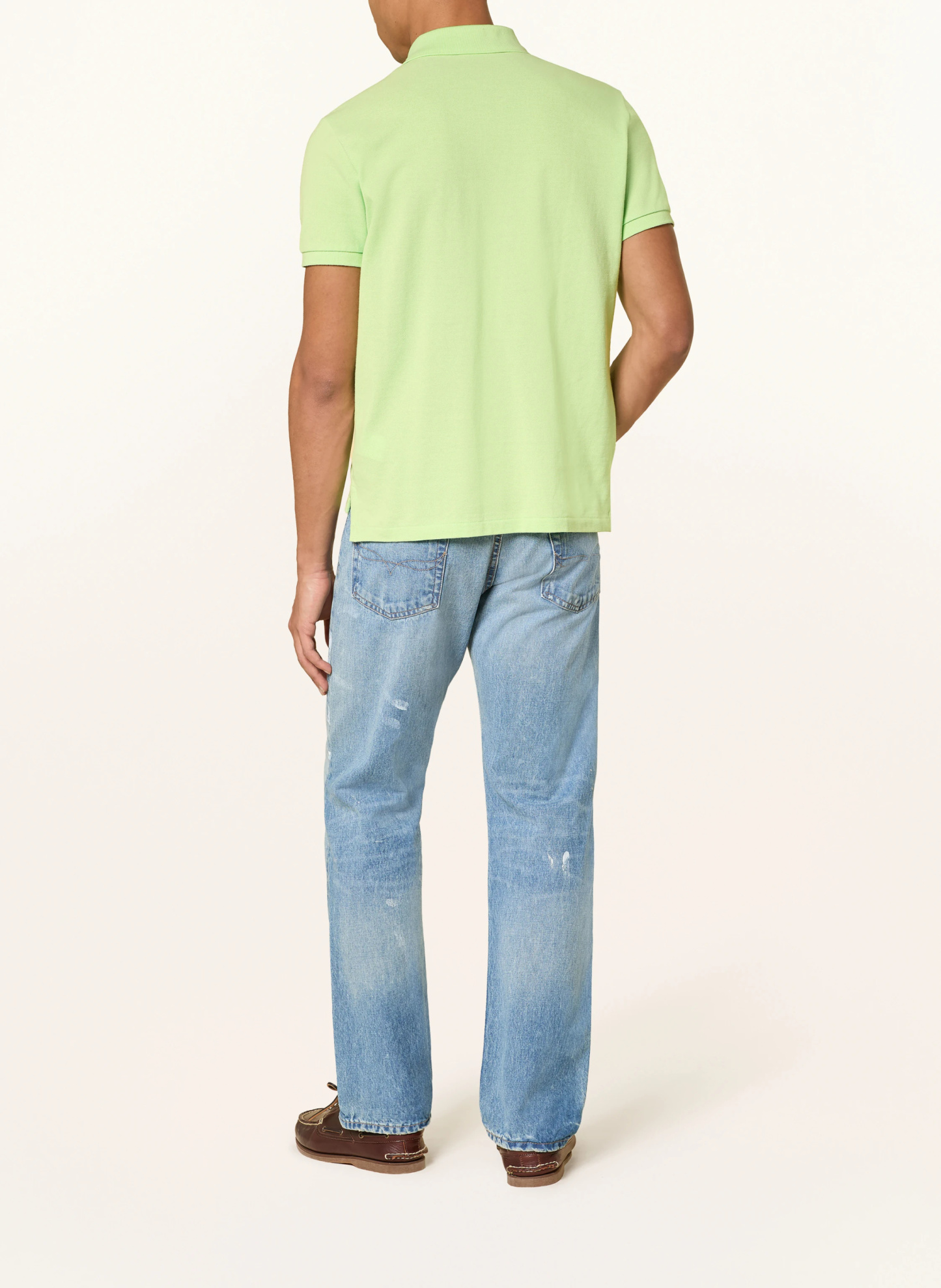 POLO RALPH LAUREN Piqué-Poloshirt Custom Slim Fit – NEONGRÜN