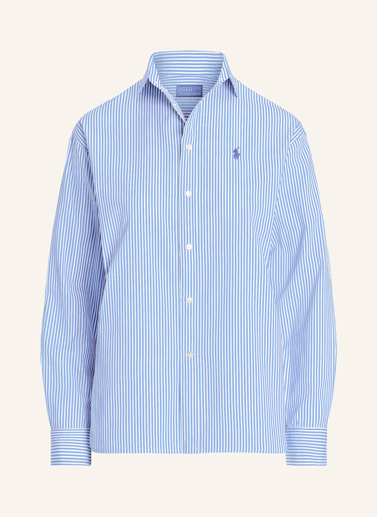 POLO RALPH LAUREN Hemdbluse – HELLBLAU / WEISS