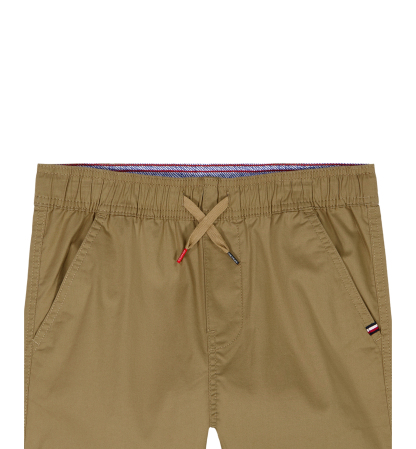 Tommy Hilfiger Boys' 8-20 Core Essentials Pull-On Shorts - Tan