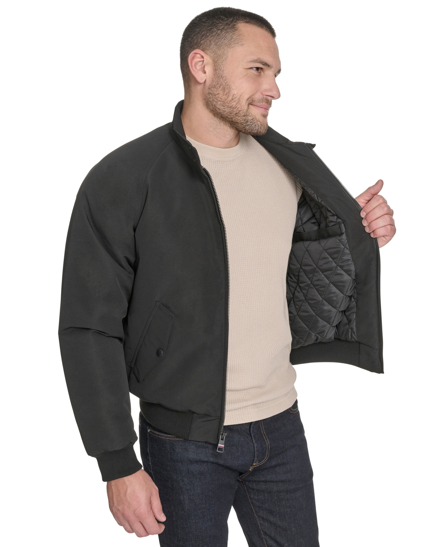 Tommy Hilfiger Men's New Modern Bomber - Black