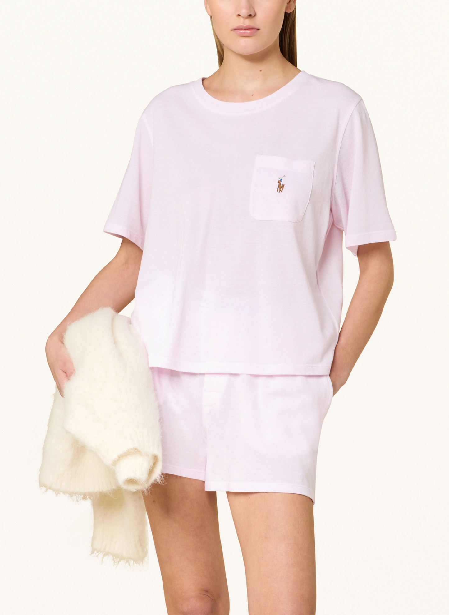 POLO RALPH LAUREN Shorty-Schlafanzug – HELLROSA
