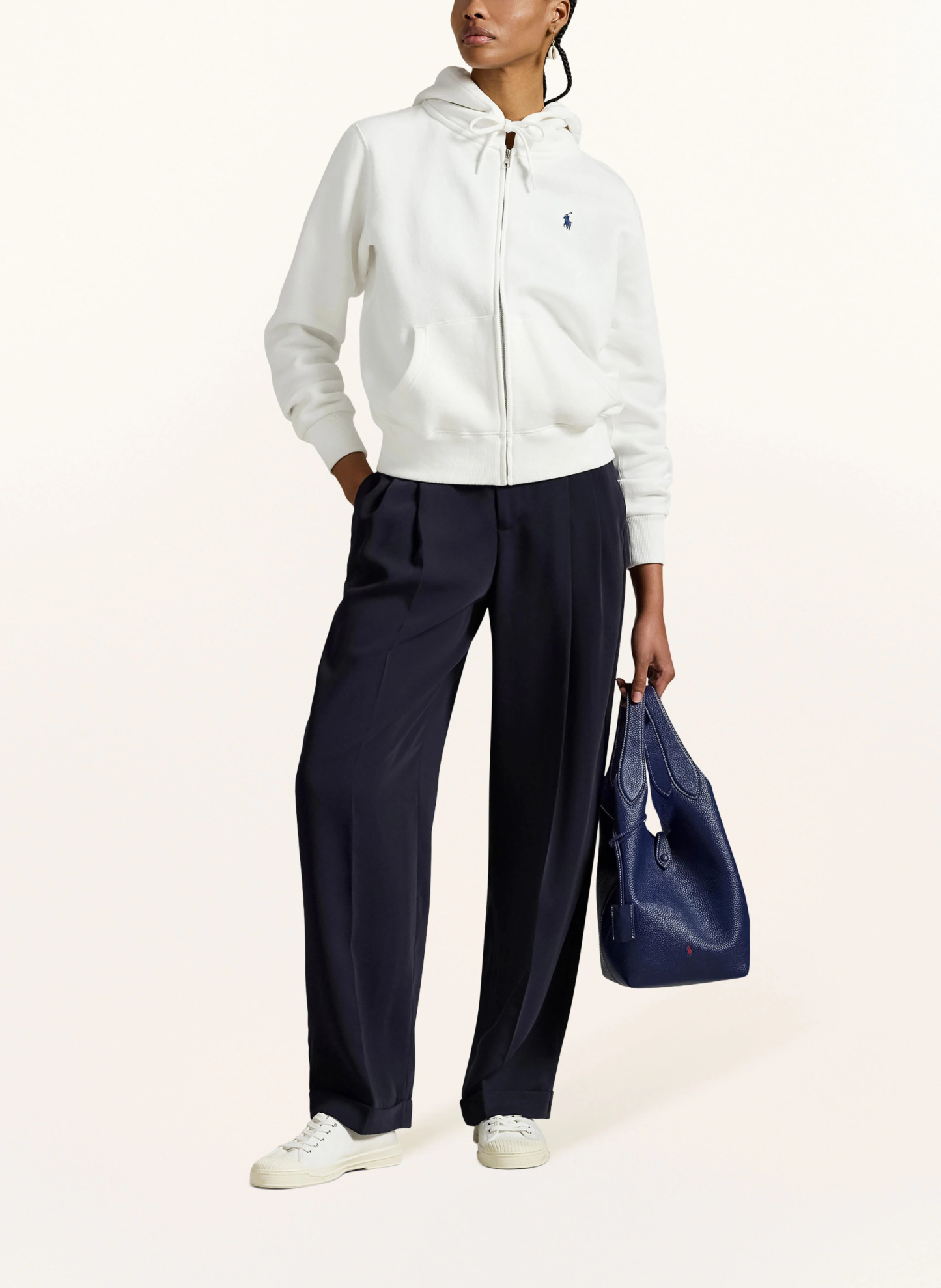 POLO RALPH LAUREN Sweatjacke – WEISS
