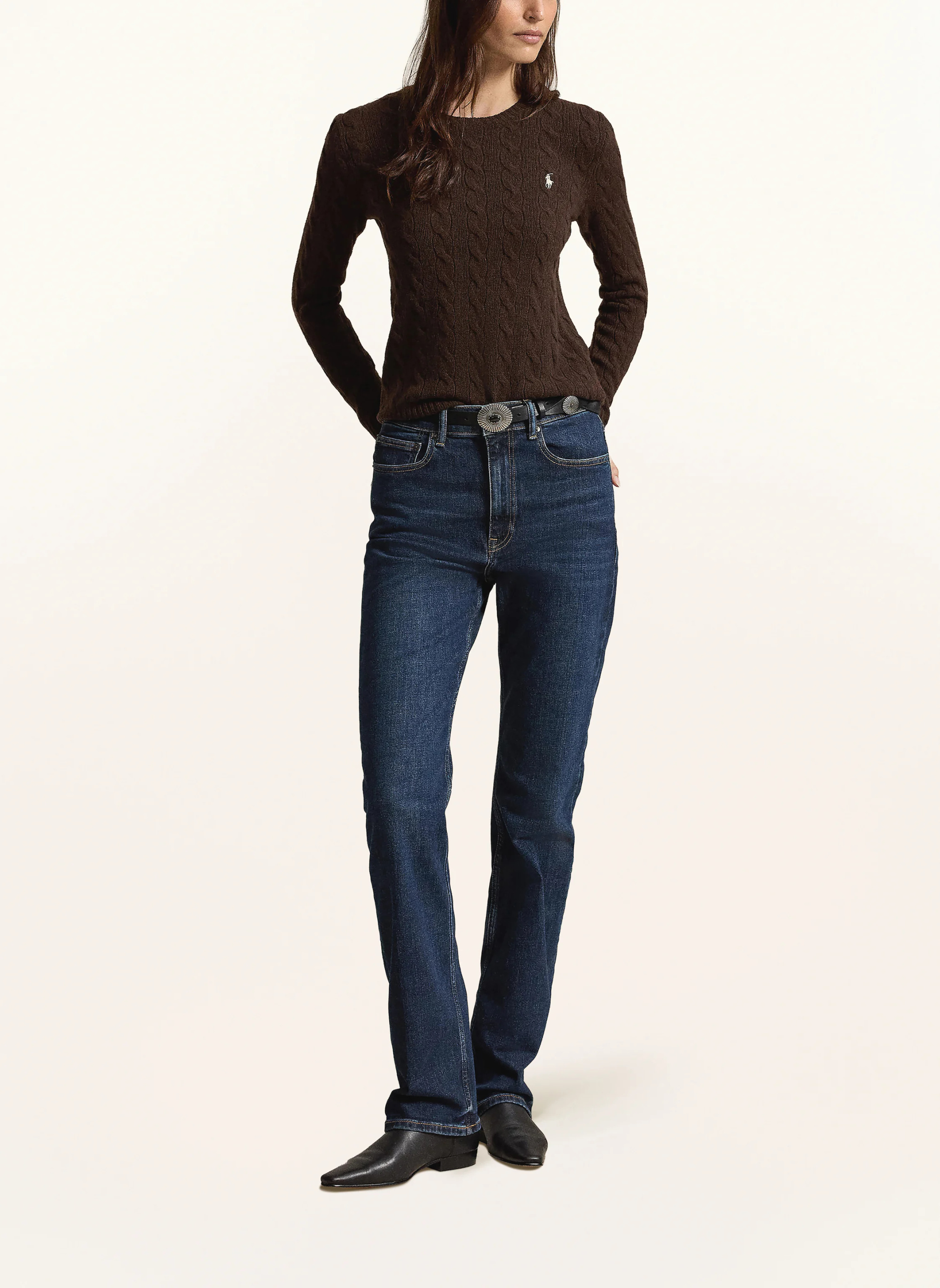 POLO RALPH LAUREN Pullover – BRAUN