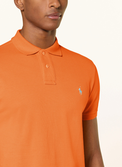 POLO RALPH LAUREN Piqué-Poloshirt Custom Slim Fit – ORANGE (1)