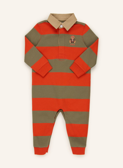 POLO RALPH LAUREN Strampler – ROT / KHAKI