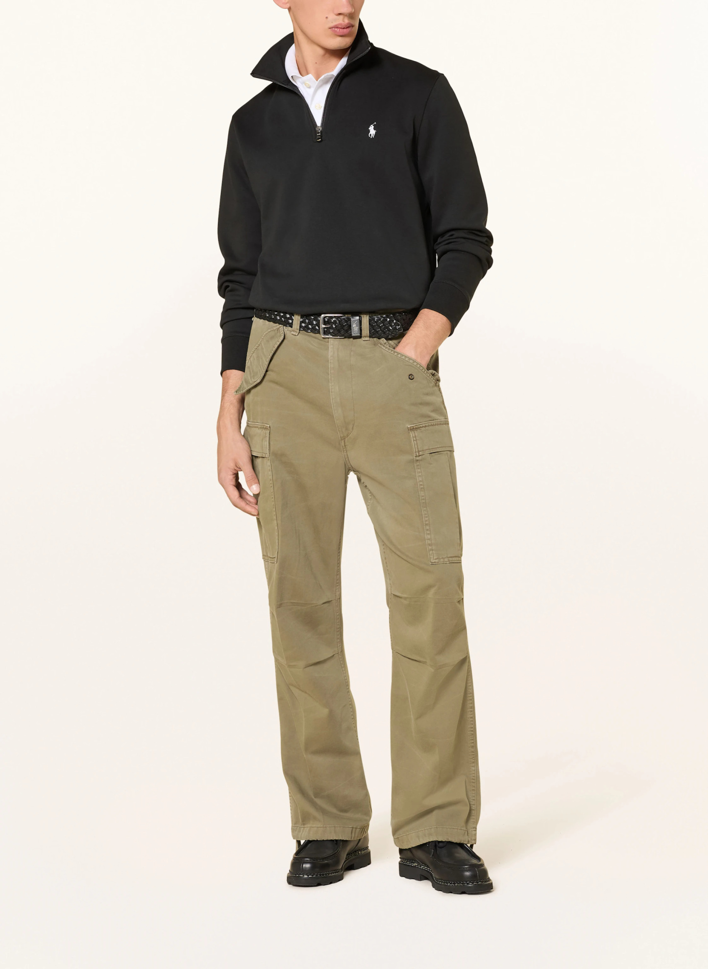 POLO RALPH LAUREN Jersey-Troyer – SCHWARZ