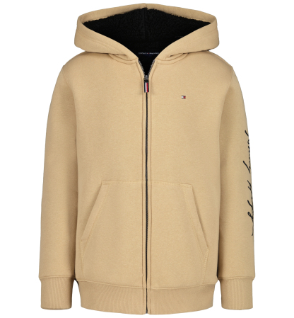 Tommy Hilfiger Boys' Signature Sherpa Lined Full Zip Hoodie - Incense