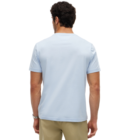 Tommy Hilfiger Men's Chest Insert Logo T-Shirt - Sky Blue