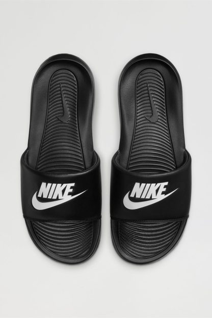 Nike Men's Victori One Slide Sandals - Black/White-Black