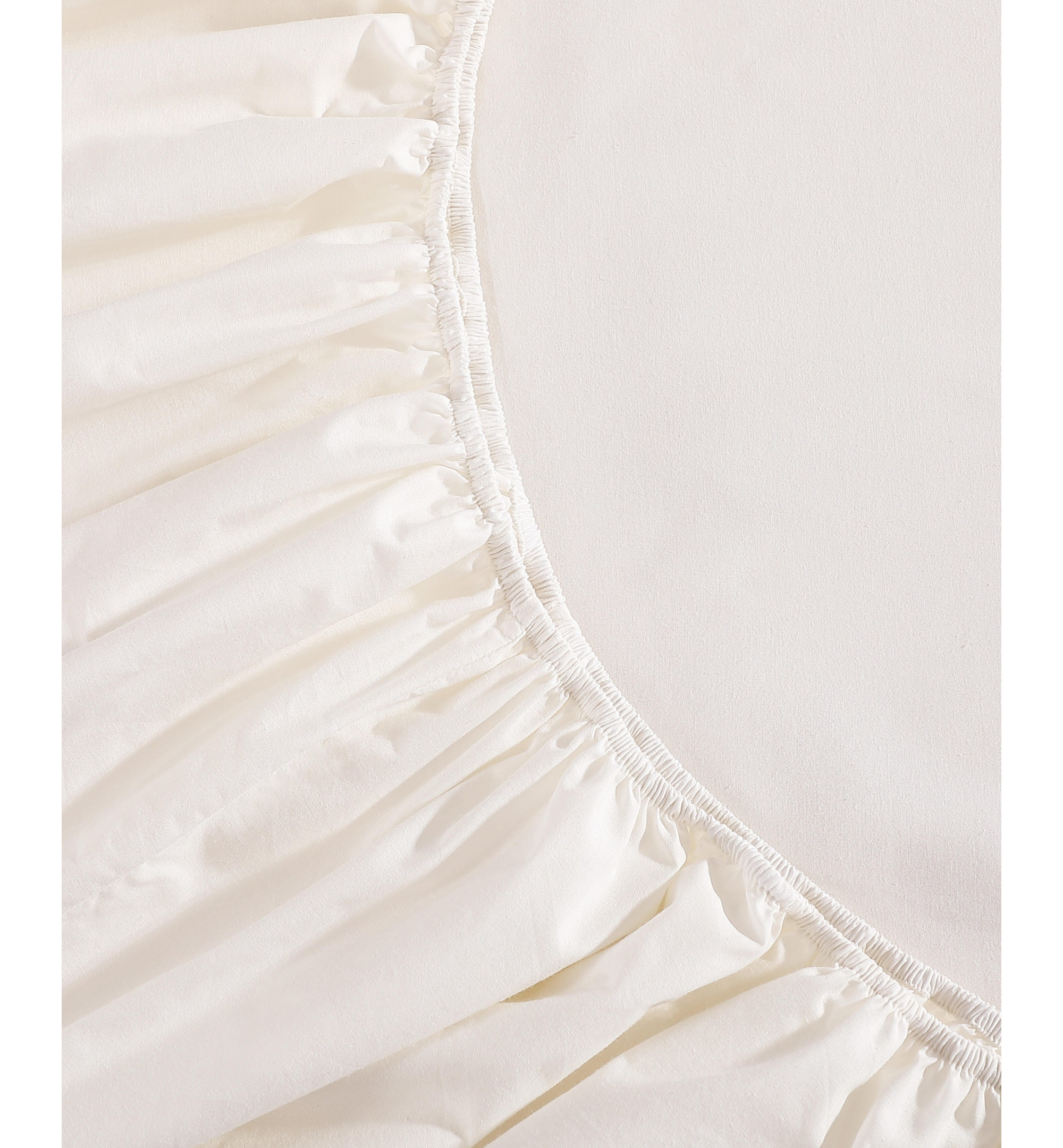 Tommy Hilfiger Solid 200-Thread Count Cotton Percale Sheet Set - Ivory
