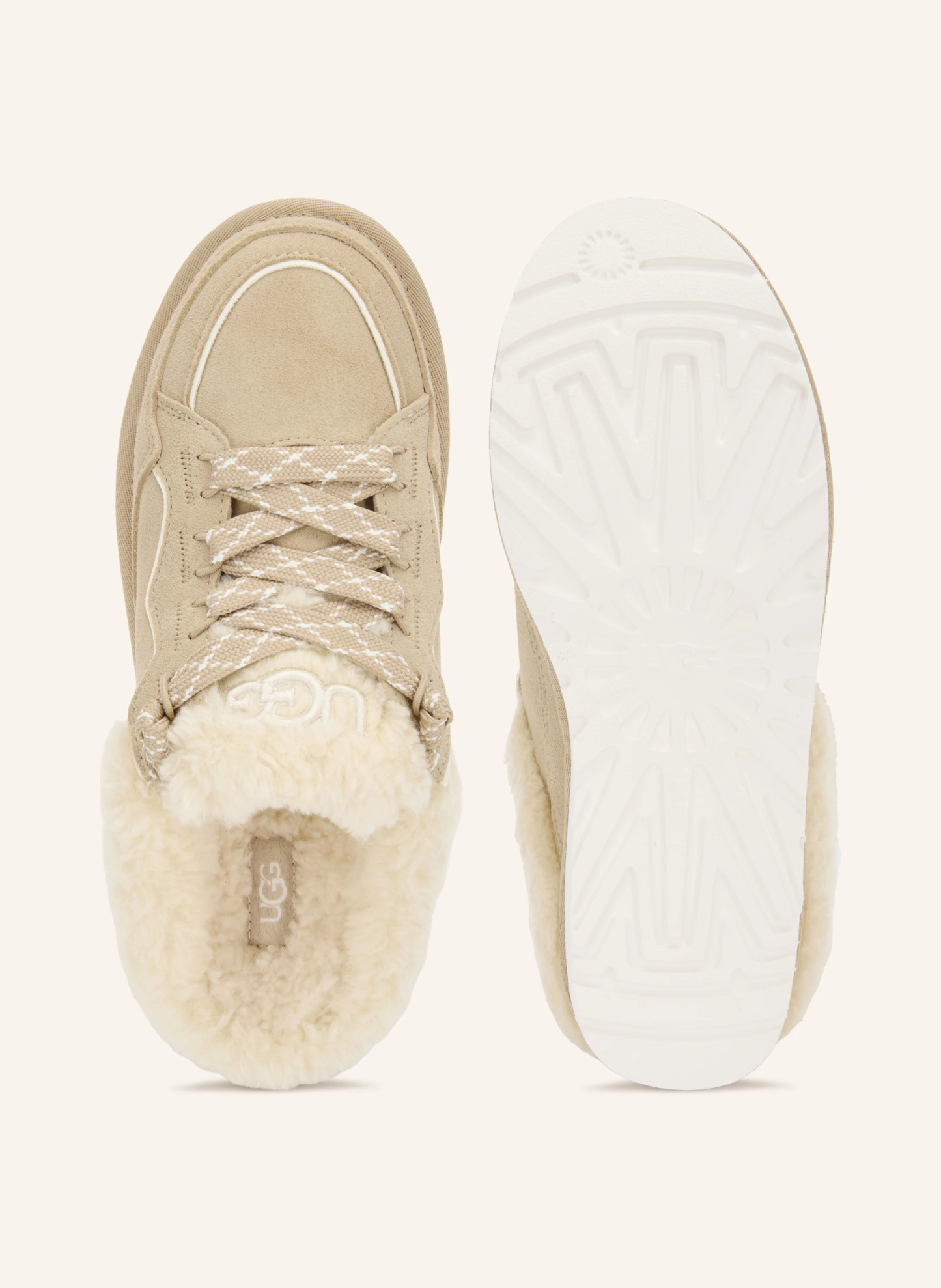 UGG Mules LOWMEL – BEIGE / CREME