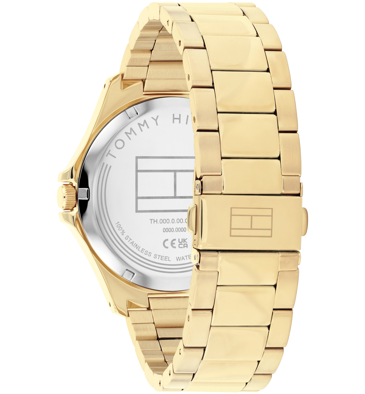Tommy Hilfiger Men's Quartz Gold Tone Stainless Steel Bracelet Watch, 42mm - Gold