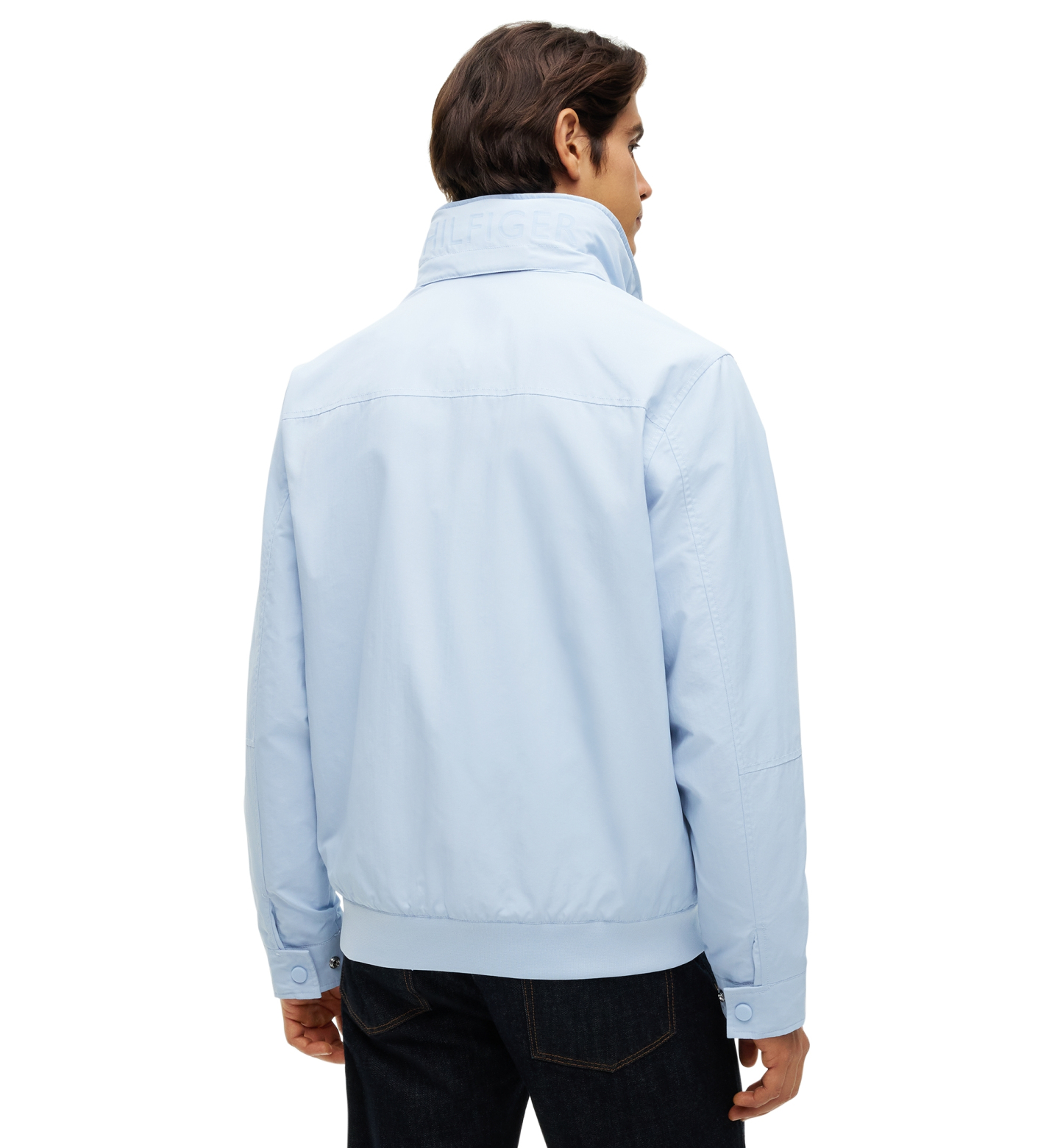 Tommy Hilfiger Men's Regatta Water Resistant Jacket - Sky Blue