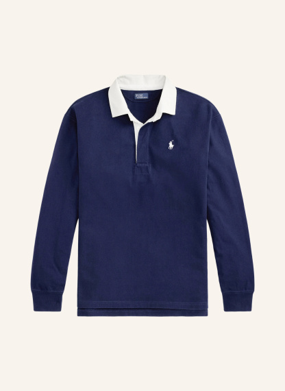 POLO RALPH LAUREN Rugbyshirt – DUNKELBLAU / WEISS