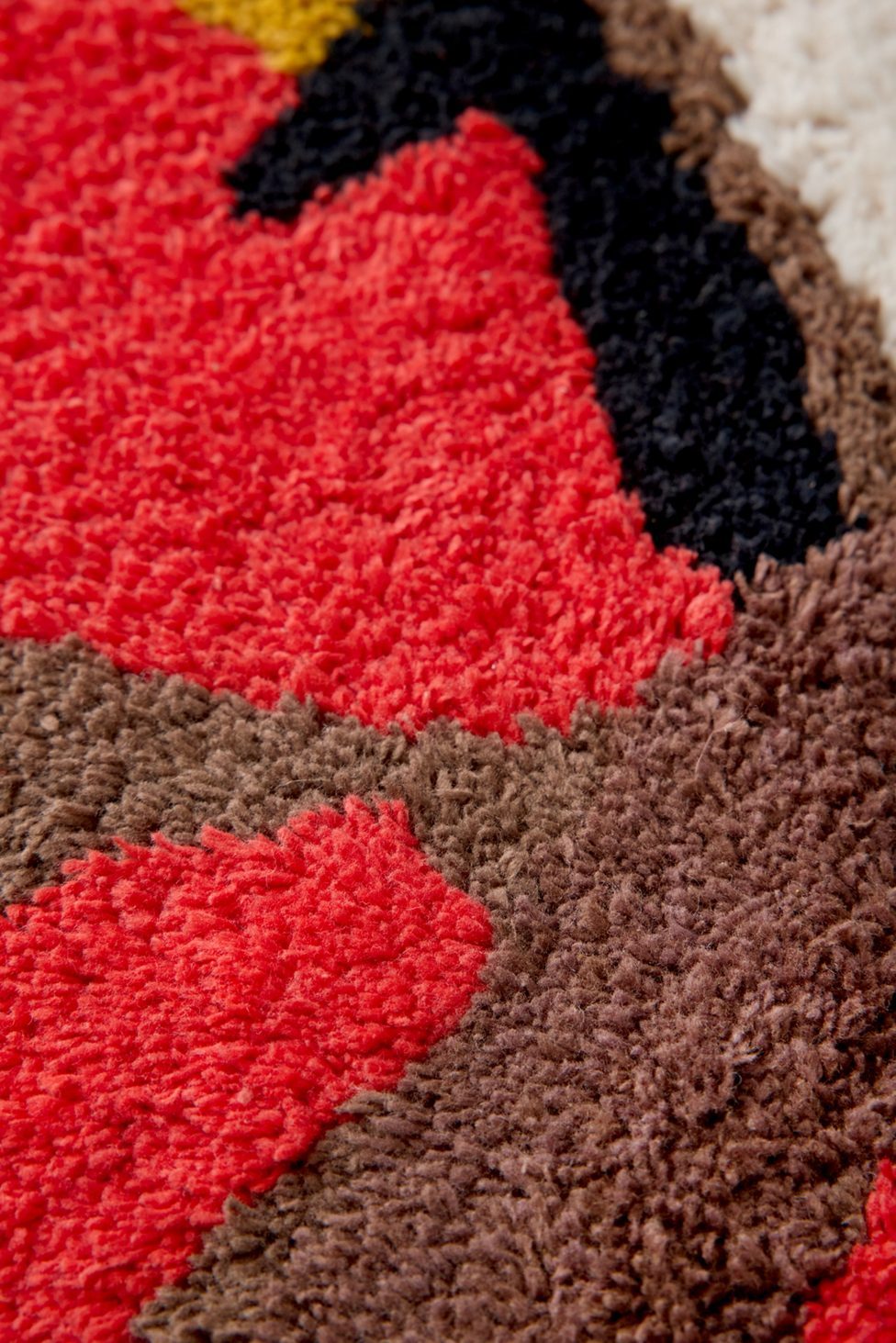 Butterfly Shaped Tufted Bath Mat - Multi
