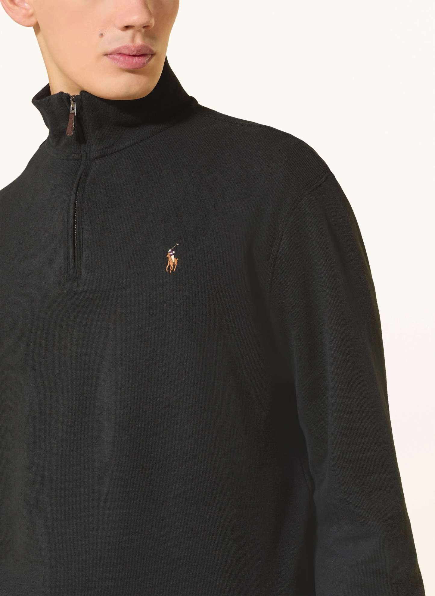 POLO RALPH LAUREN Sweat-Troyer – SCHWARZ