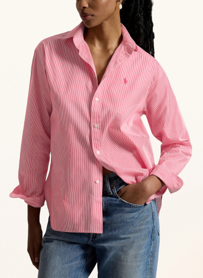 POLO RALPH LAUREN Hemdbluse – ROT / WEISS